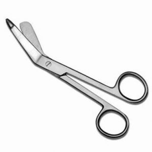 thumbnail image 2 of ODONTOMED2011 Lister Bandage Scissors – 4.5 Inch, Curved Blunt/Blunt, Surgical Grade, Made In Pakistan 2 of 5