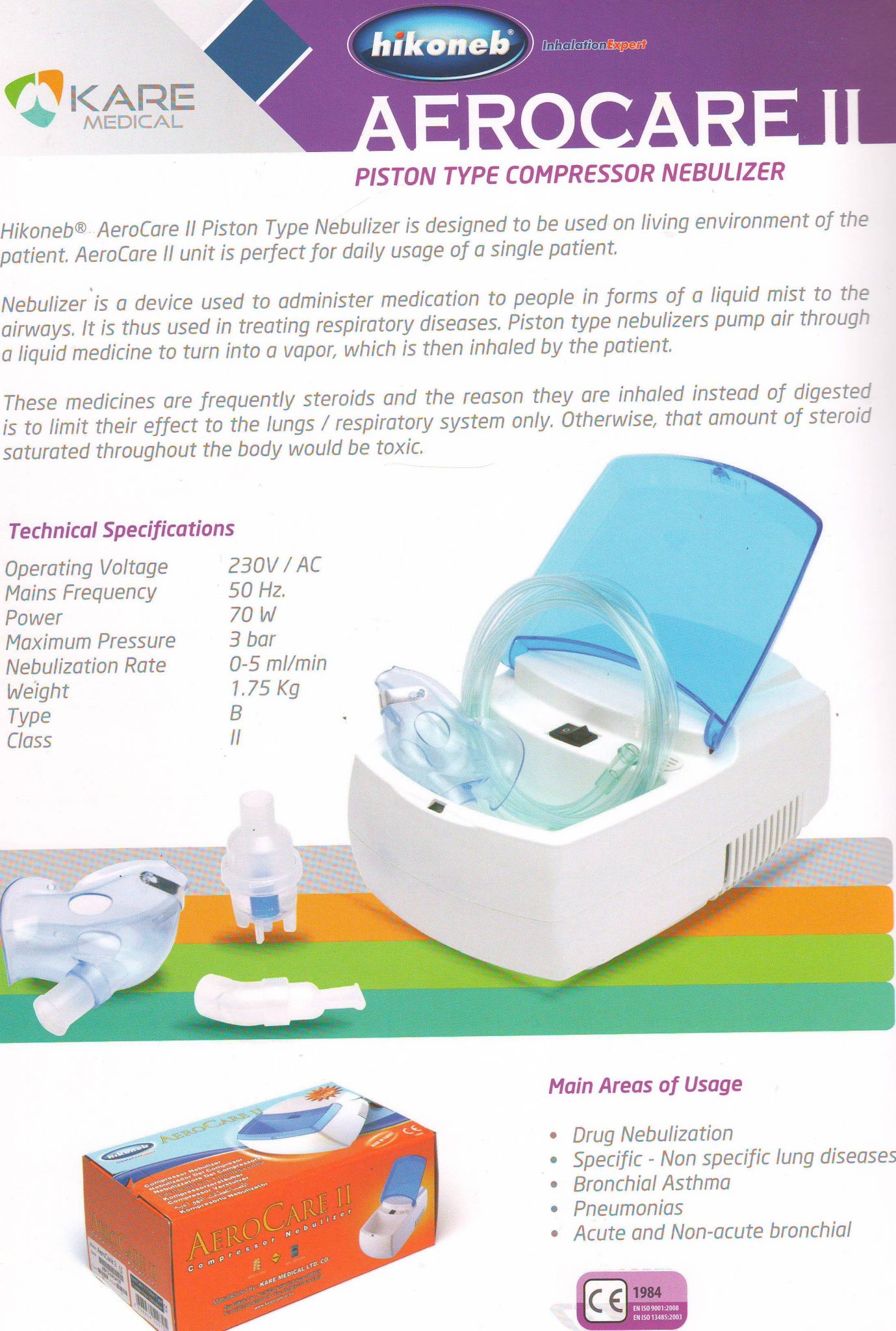 NEBULIZERAEROCARE II Concordia Medical