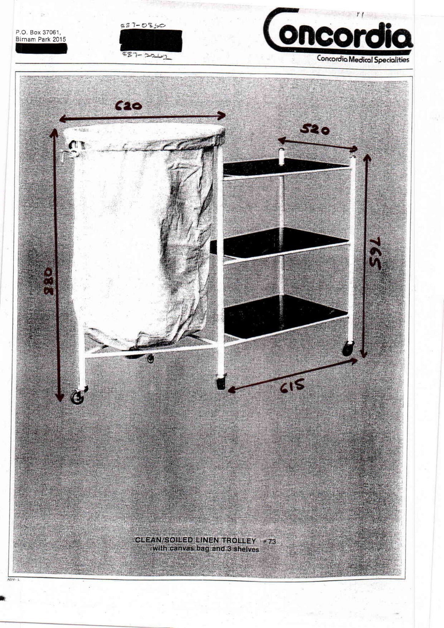 cms-clean-soiled-linen-trolley-concordia-medical